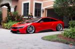 BMW i8 on Vossen Wheels (LC-108T) 2017 года